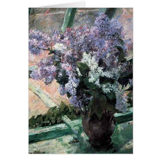 Cassatts Lilacs in einem Fenster (Vorne)