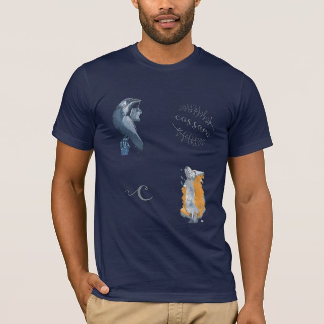 Cassava T Shirts Bar Wein (Vorderseite)