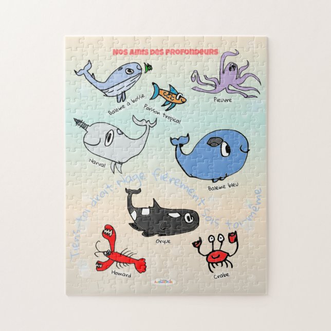 Casse-tête “Amis des profondeurs” - Puzzle (Vertikal)