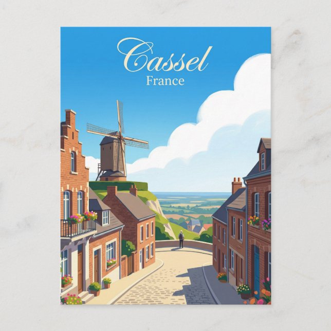 Cassel Frankreich Postkarte (Vorderseite)