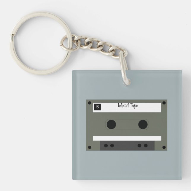 Cassette, Mixed Tape Schlüsselanhänger (Vorderseite)
