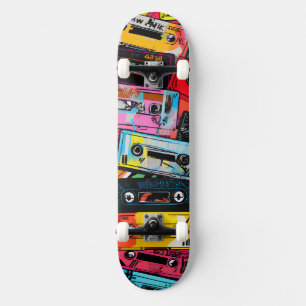 Cassette Punk Skateboard von Claire Firley