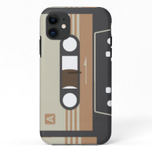 "Cassette Retro" iPhone Case - Nostalgischer Schut