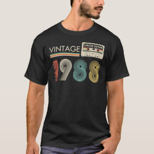 Cassette Retro Vintag 1988 Limited Edition T-Shirt