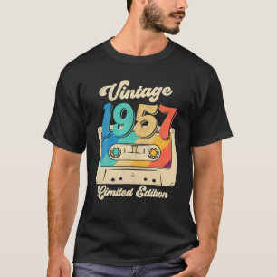 Cassette Tape 1957 65th Limited Edition 65 Year Ol T-Shirt