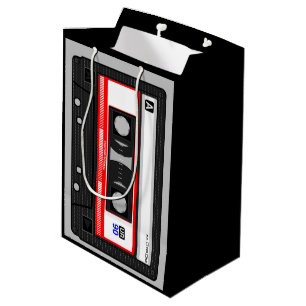 CASSETTE-TAPE DER KLASSIC-AUDIO-KASSENZEN DER 1980 MITTLERE GESCHENKTÜTE