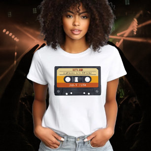 Cassette Tape Retro Geburtstagsparty T-Shirt