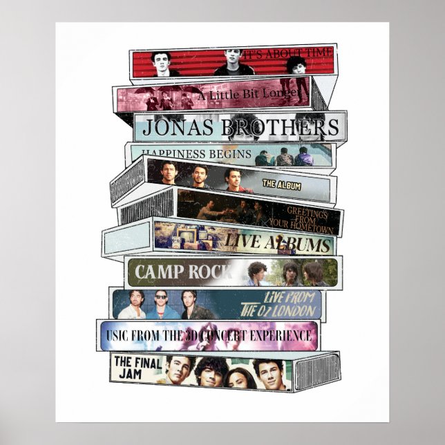 Cassette Tapes Jonas Brother Poster (Vorne)
