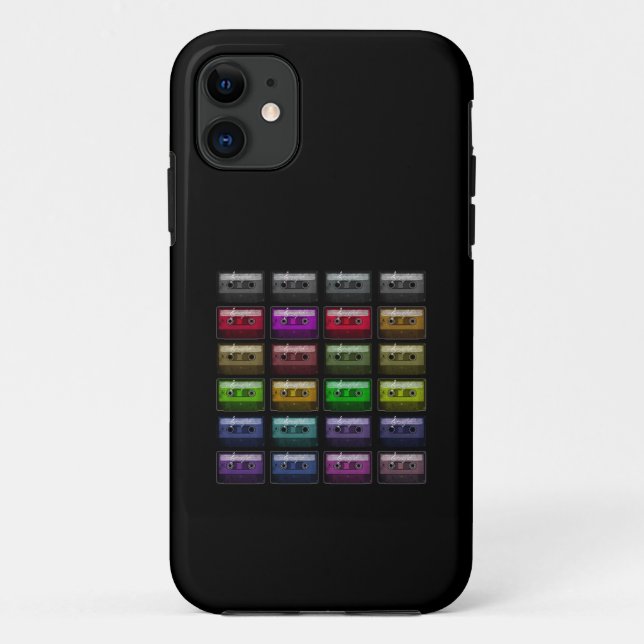 CASSETTE TAPES RETRO MUSIC LOVER Case-Mate iPhone HÜLLE (Rückseite)