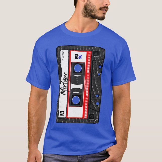 Cassetteape Music Mi Audio 90s Party 80s Outfit Ca T-Shirt (Vorderseite)