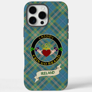Cassidy Irish Claddagh Personalisiert iPhone 16 Pro Max Hülle