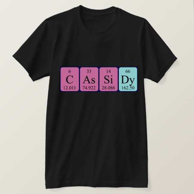 Cassidy Periodenname Shirt (Design vorne)