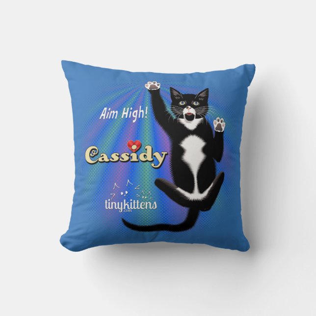 Cassidy TinyKittens Kissen (Vorderseite)