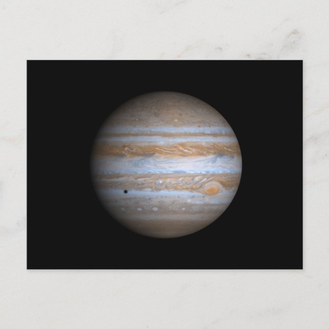 Cassini Ansicht von Jupiter NASA Postkarte (Vorderseite)
