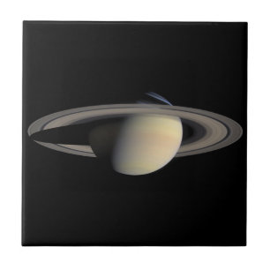 Cassini Foto von Saturn im Oktober 2004 Fliese