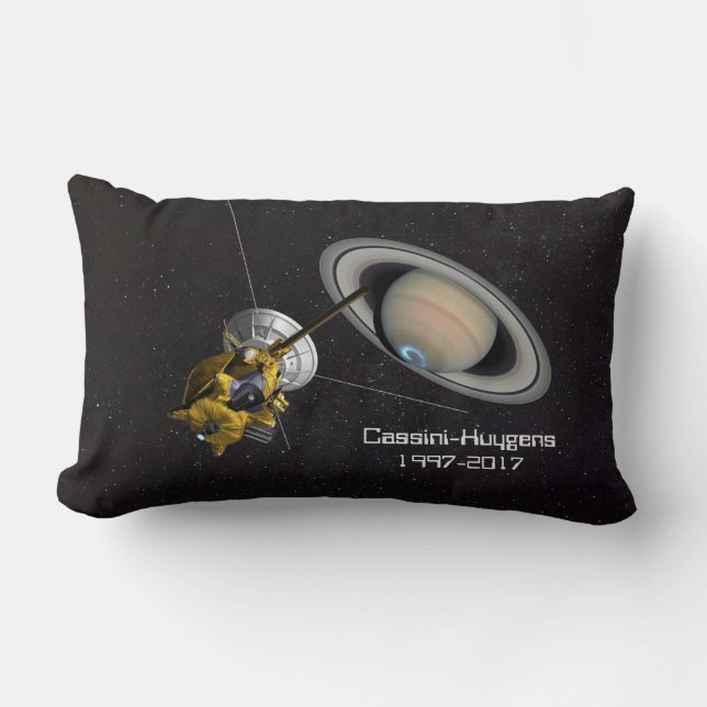 Cassini Huygens Mission zum Saturn Lendenkissen (Vorderseite)