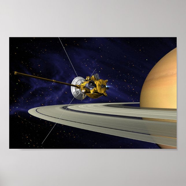 Cassini Saturn Poster (Vorne)