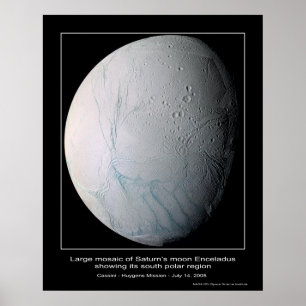 CassiniMission-Enceladusstripes_ca Poster