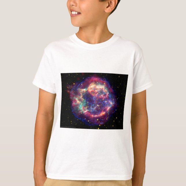 Cassiopeia A Supernova ... Der Tod wird ihr T-Shirt (Vorderseite)