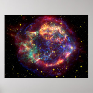 Cassiopeia A Supernova Poster