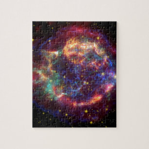 Cassiopeia Galaxy Supernova Rest Puzzle