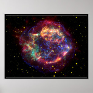 Cassiopeia-Konstellation Poster