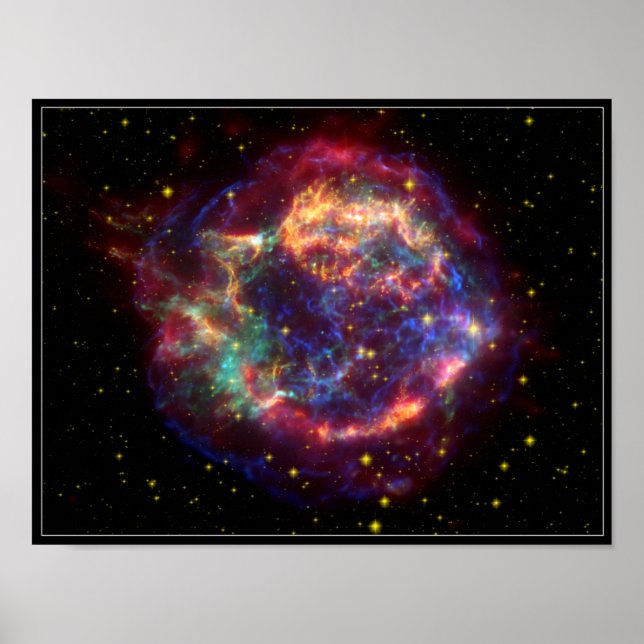 Cassiopeia-Konstellation Poster (Vorne)