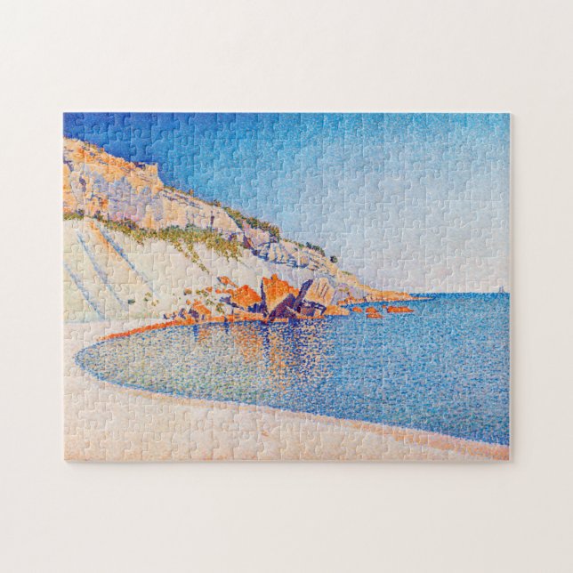 Cassis, Cap Lombard, Opus 196, Signac Puzzle (Horizontal)
