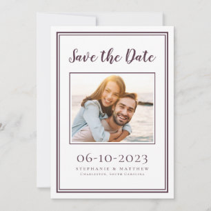 Cassis Modern Wedding Foto Einfache Verlobung Save The Date