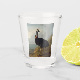 Cassowary (Australian Bird) (Wild Animal Art) Schnapsglas