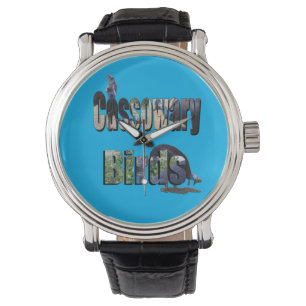 Cassowary Birds Picture Logo, Armbanduhr