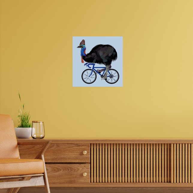 Cassowary Reiten Poster (Wohnzimmer 2)