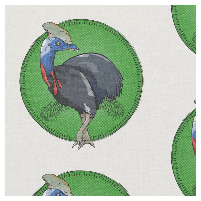 Cassowary Stoff (Nahaufnahme)