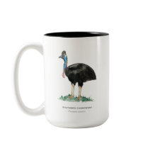 Cassowary Two-Tone-Kaffee-Tasse