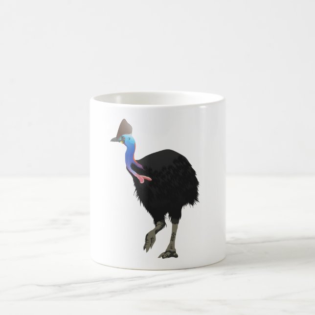 Cassowary-Vogel Tasse (Mittel)