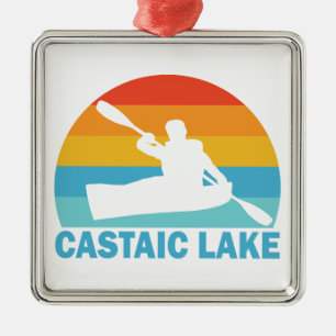Castaic Lake California Kajak Ornament Aus Metall