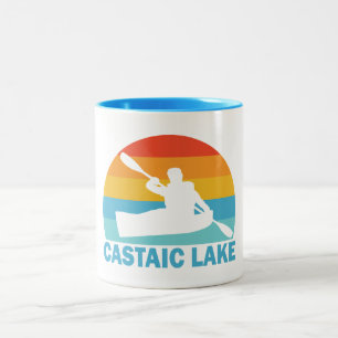 Castaic Lake California Kajak Zweifarbige Tasse