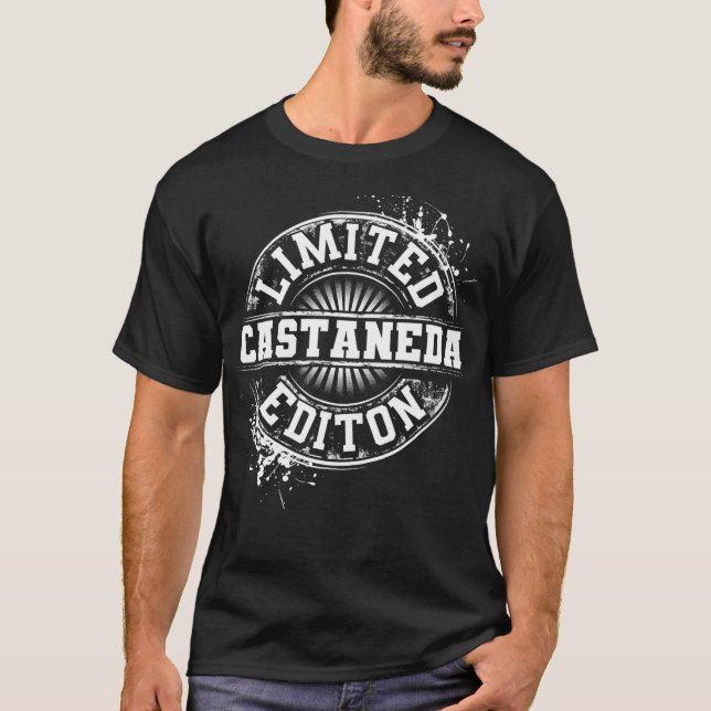 CASTANEDA Funny Familienname Familienbaum Geburtst T-Shirt (Vorderseite)
