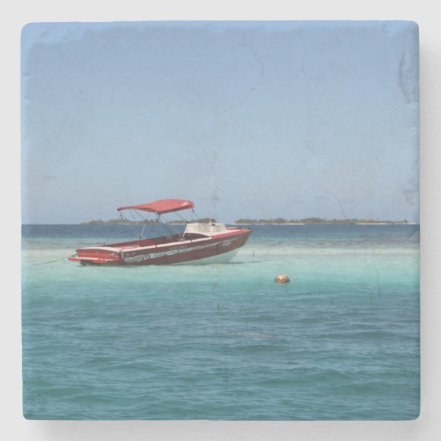 Castaway Daydream - Tahiiti Steinuntersetzer (Vorderseite)