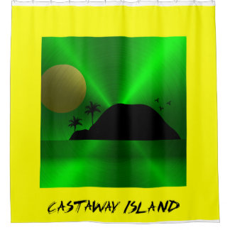 Castaway Island Duschvorhang