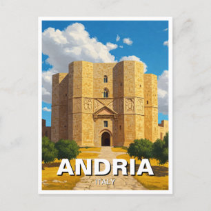 Castel del Monte Andria Italien Postkarte