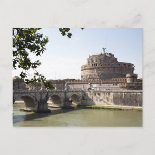 Castel Sant'Angelo liegt in der Nähe des Vatikans, Postkarte