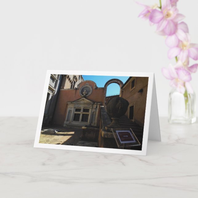 Castel Sant'Angelo Portrait, Rom, Italien Karte (Orchidee)