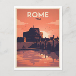 Castel Sant'Angelo, Rom Italien Postkarte