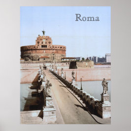 Castel Sant'Angelo, Rom (um 1900) Poster
