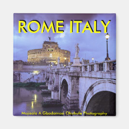 Castel Sant'Angelo und Bridge, Rom, Italien Magnet