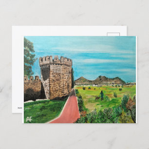 Castell de Benisanó Malerei von Alfred Fox Postkarte