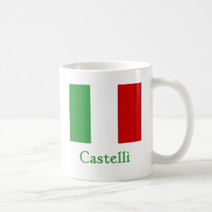 Castelli Italiener-Flagge Tasse