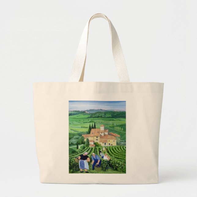 Castellina-in-Chianti Jumbo Stoffbeutel (Vorne)