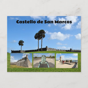 Castello de San Marcos Feiertagspostkarte